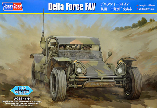 デルタフォース FAV プラモデル (ホビーボス 1/35 ファイティングビークル シリーズ No.82406) 商品画像