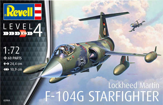 F-104G スターファイター プラモデル (レベル 1/72 Aircraft No.03904) 商品画像