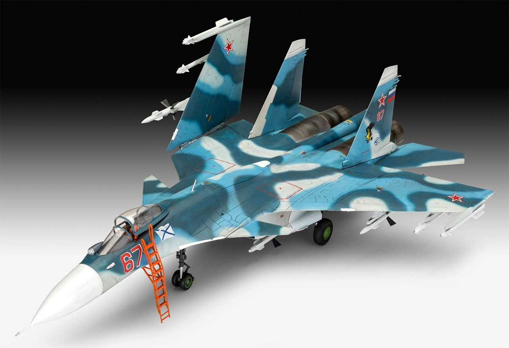 スホーイ Su-33 フランカー D プラモデル (レベル 1/72 Aircraft No.03911) 商品画像_2