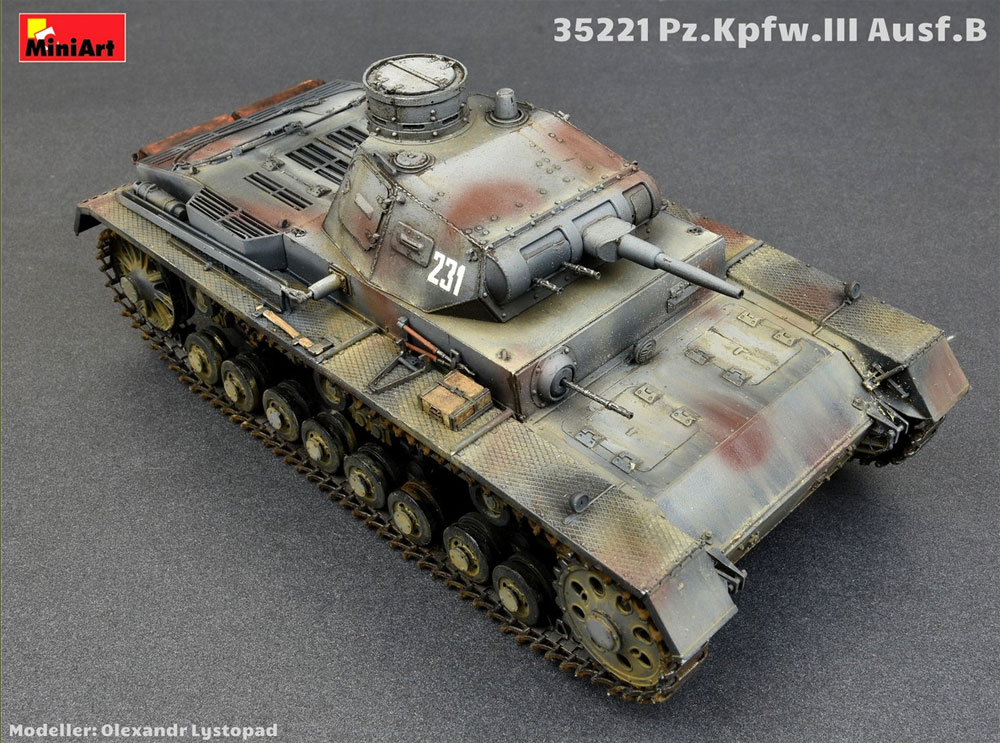 3号戦車 B型 w/クルー プラモデル (ミニアート 1/35 WW2 ミリタリーミニチュア No.35221) 商品画像_3