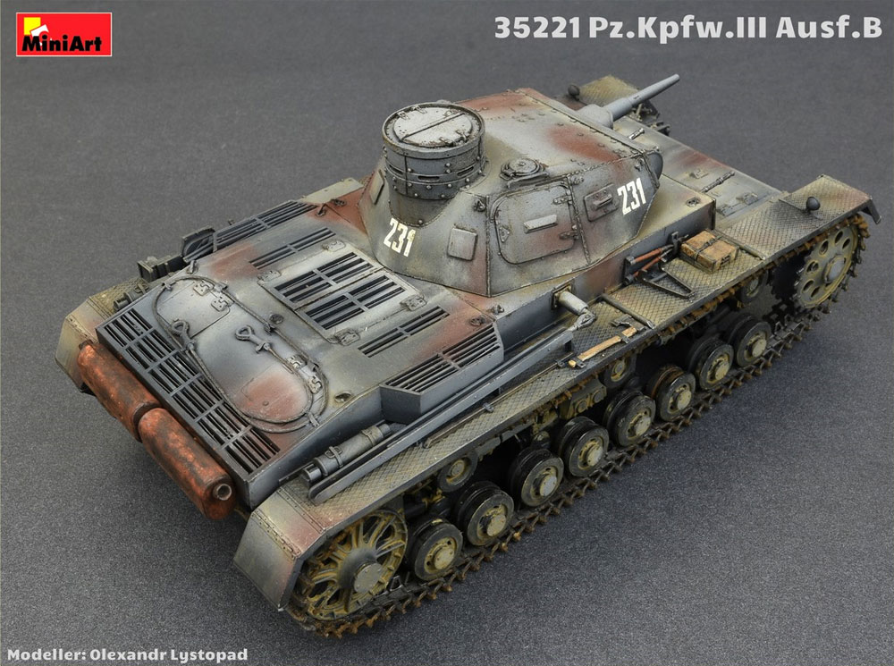 3号戦車 B型 w/クルー プラモデル (ミニアート 1/35 WW2 ミリタリーミニチュア No.35221) 商品画像_4