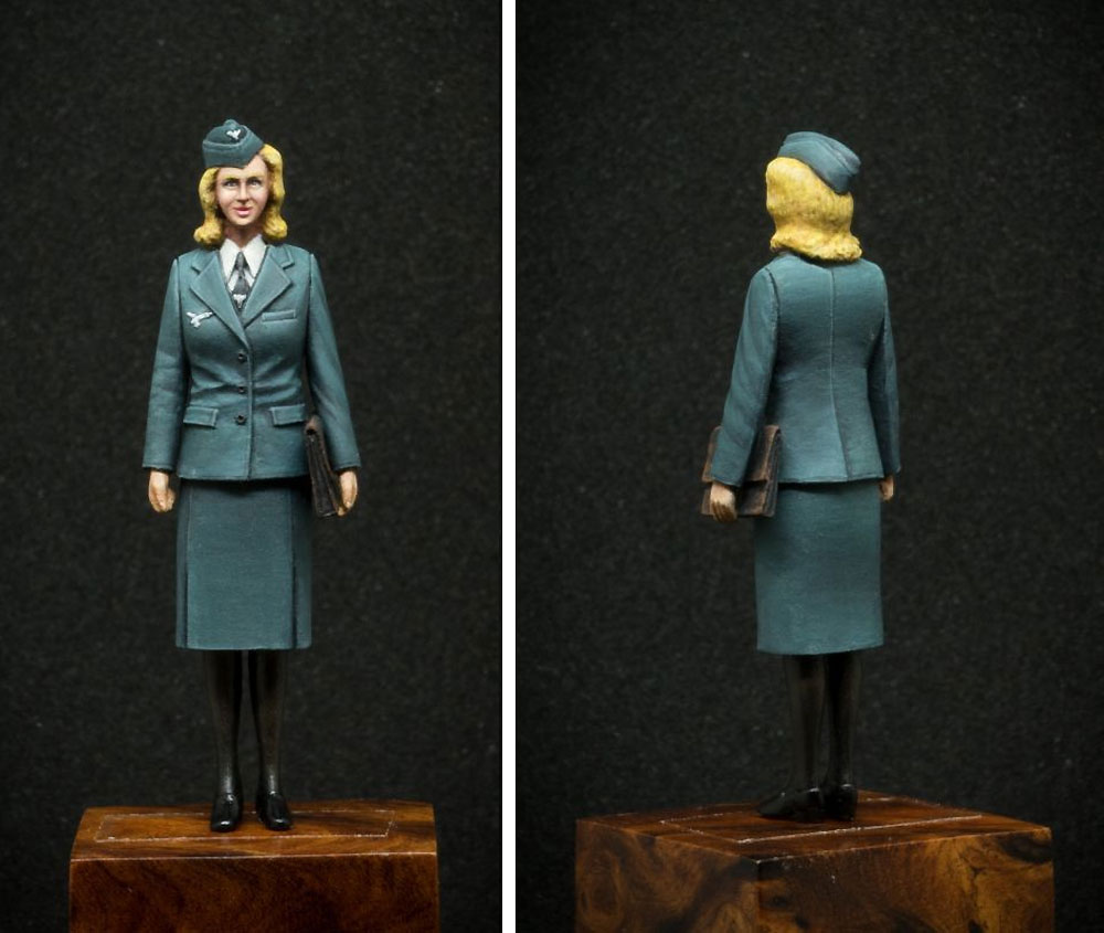 WW2 ドイツ空軍 女性通信補助員 レジン (パッションモデルズ 1/35 フィギュアシリーズ No.P35F012) 商品画像_2