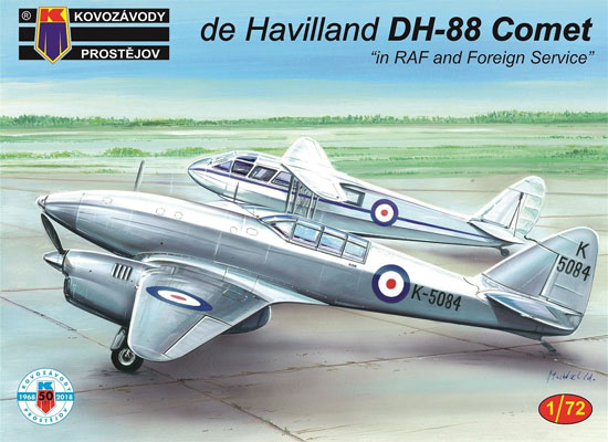 デ・ハビランド DH.88 コメット プラモデル (KPモデル 1/72 エアクラフト プラモデル No.KPM0101) 商品画像