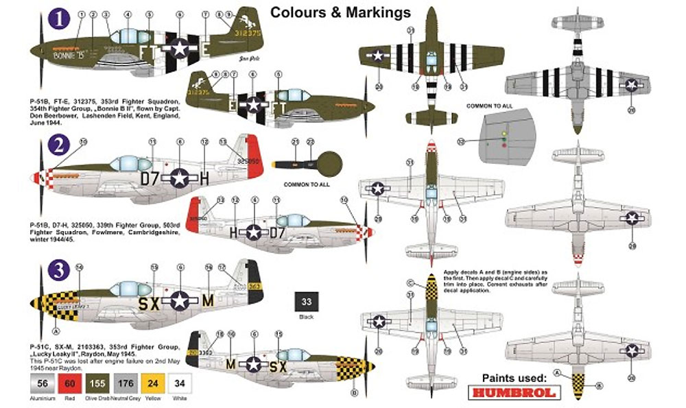 P-51B マスタング ドーサルフィン USAF プラモデル (AZ model 1/72 エアクラフト プラモデル No.AZ7588) 商品画像_1