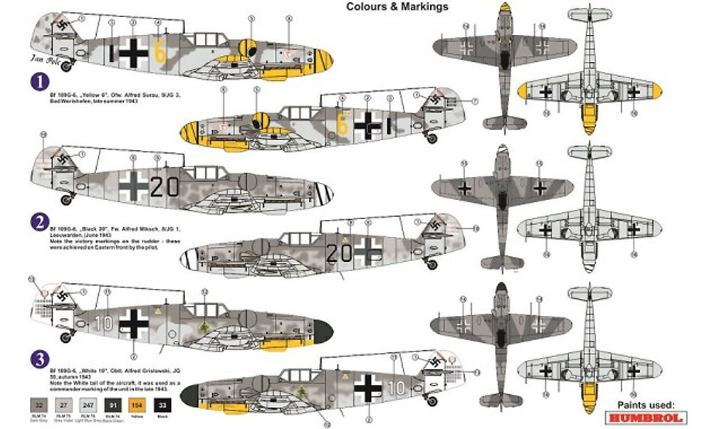 メッサーシュミット Bf109G-6 アルフレート搭乗機 プラモデル (AZ model 1/72 エアクラフト プラモデル No.AZ7596) 商品画像_1