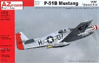 AZ model 1/72 エアクラフト プラモデル P-51B マスタング ドーサルフィン USAF