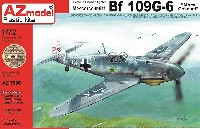 AZ model 1/72 エアクラフト プラモデル メッサーシュミット Bf109G-6 アルフレート搭乗機