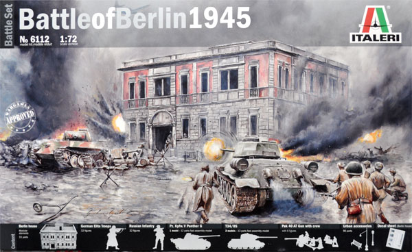 ベルリン市街戦 1945 ジオラマセット プラモデル (イタレリ Battle Set (バトルセット) No.6112) 商品画像