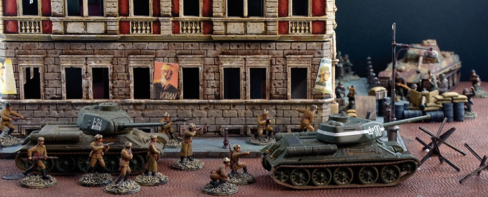 ベルリン市街戦 1945 ジオラマセット プラモデル (イタレリ Battle Set (バトルセット) No.6112) 商品画像_2