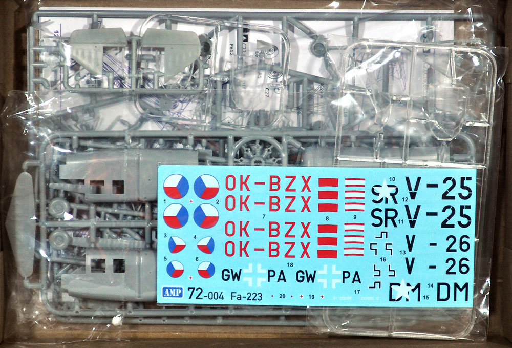 アビア VR3 / Fa223 プラモデル (AMP 1/72 プラスチックモデル No.72005) 商品画像_1