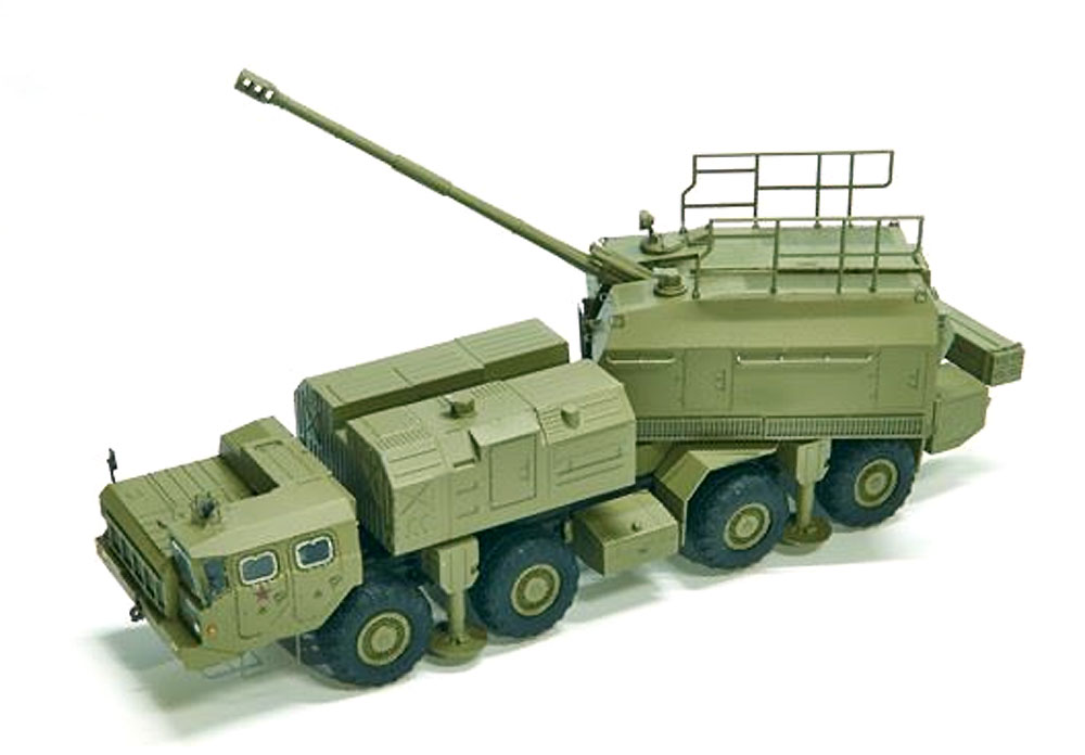 ロシア軍 A-222 130mm 自走沿岸砲システム ベーレク プラモデル (モデルコレクト 1/72 AFV キット No.PP72001) 商品画像_2