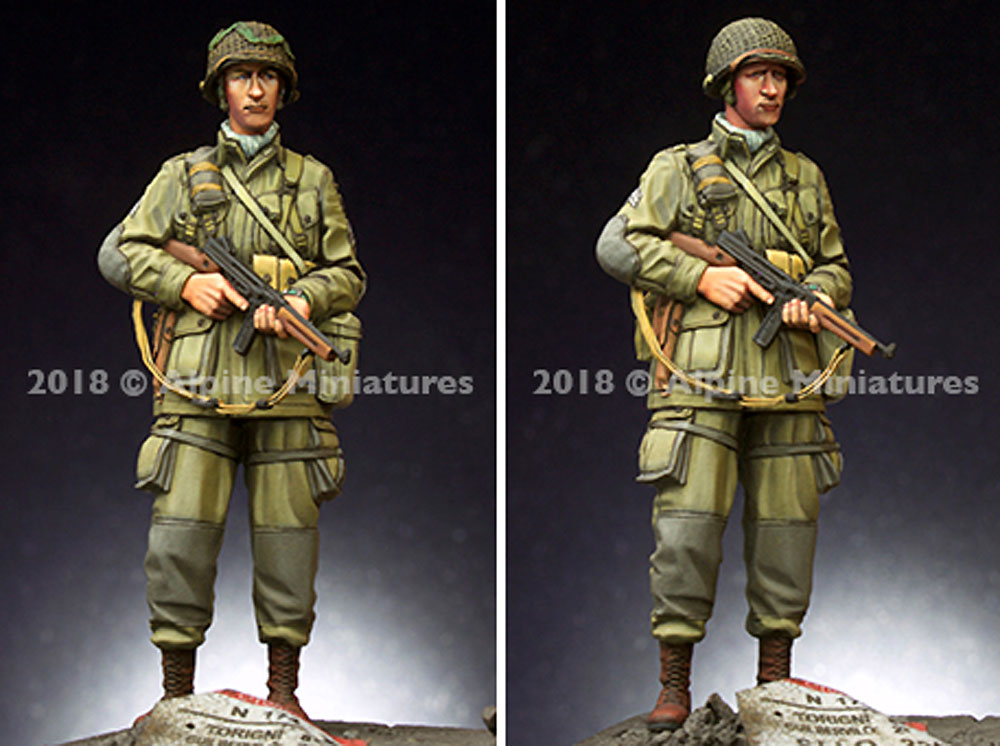 WW2 アメリカ 第101空挺師団 下士官 レジン (アルパイン 1/35 フィギュア No.AM35250) 商品画像_3