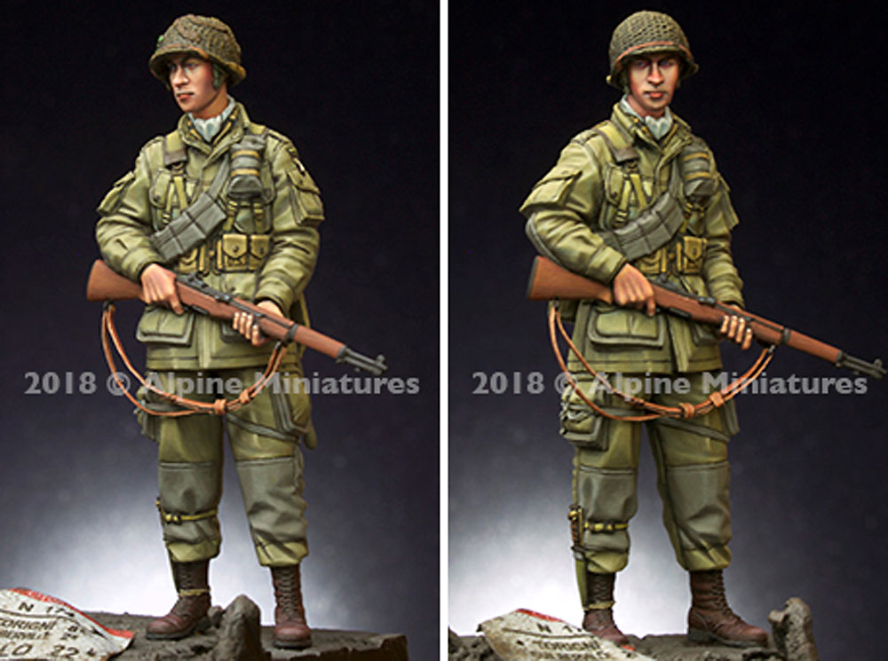 WW2 アメリカ 第101空挺師団 兵士 レジン (アルパイン 1/35 フィギュア No.AM35251) 商品画像_3