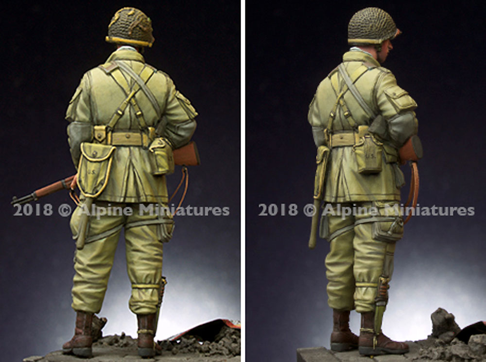 WW2 アメリカ 第101空挺師団 兵士 レジン (アルパイン 1/35 フィギュア No.AM35251) 商品画像_4