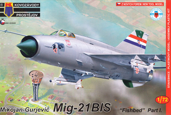 MiG-21bis フィッシュベッド パート1 プラモデル (KPモデル 1/72 エアクラフト プラモデル No.KPM0100) 商品画像