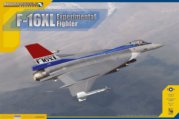 F-16XL 試作戦術戦闘機 プラモデル (スカンクモデル 1/48 プラスチックモデルキット No.48026) 商品画像
