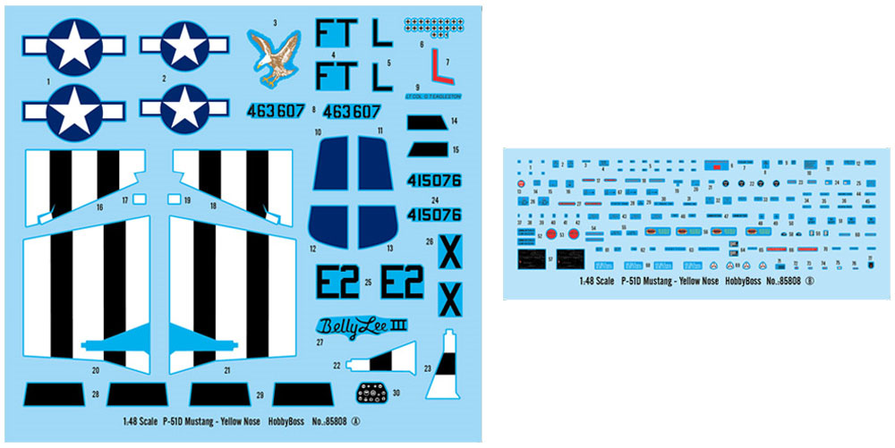 P-51D マスタング プラモデル (ホビーボス 1/48 エアクラフト プラモデル No.85808) 商品画像_2