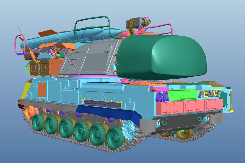 ロシア 9K37M Buk-M1 ブーク防空ミサイルシステム プラモデル (パンダホビー 1/35 CLASSICAL SCALE SERIES No.PH35033) 商品画像_2