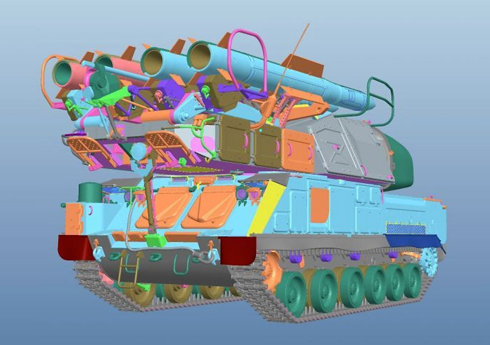 ロシア 9K37M Buk-M1 ブーク防空ミサイルシステム プラモデル (パンダホビー 1/35 CLASSICAL SCALE SERIES No.PH35033) 商品画像_4