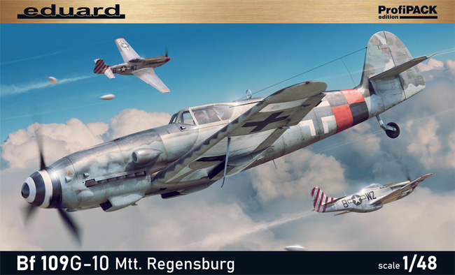 Bf109G-10 MTT レーゲンスブルク 工場生産 プラモデル (エデュアルド 1/48 プロフィパック No.82119) 商品画像