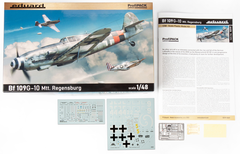 Bf109G-10 MTT レーゲンスブルク 工場生産 プラモデル (エデュアルド 1/48 プロフィパック No.82119) 商品画像_1