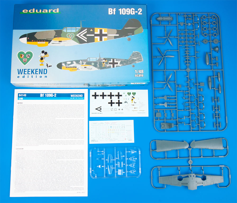 メッサーシュミット Bf109G-2 プラモデル (エデュアルド 1/48 ウィークエンド エディション No.84148) 商品画像_1