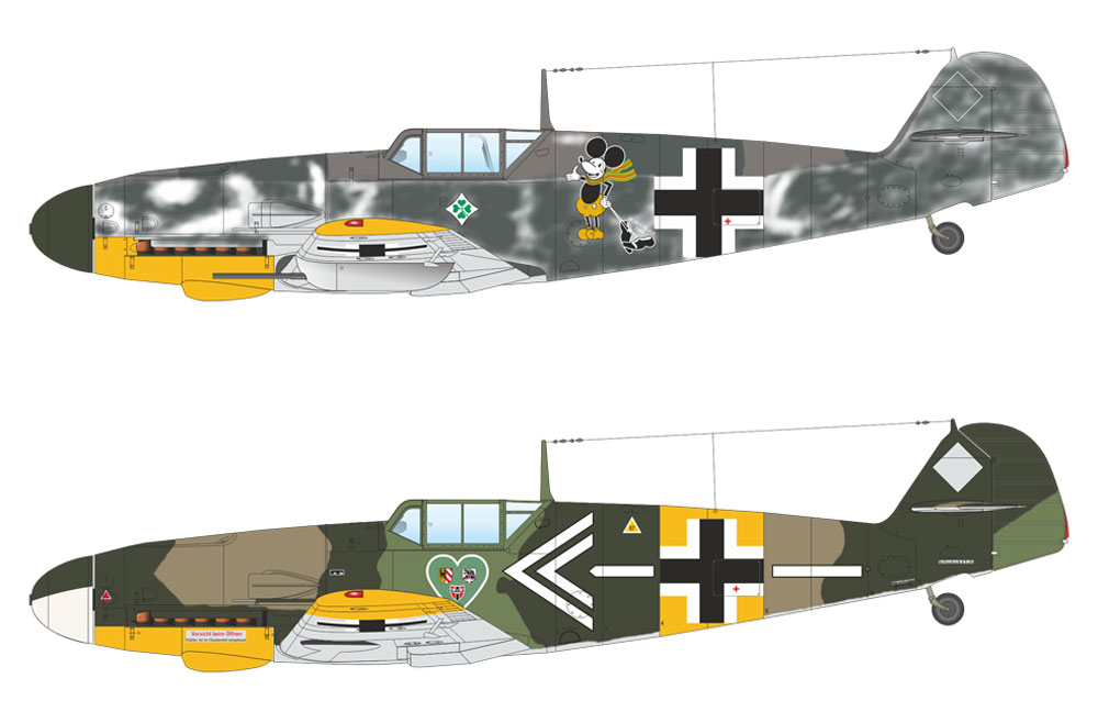 メッサーシュミット Bf109G-2 プラモデル (エデュアルド 1/48 ウィークエンド エディション No.84148) 商品画像_3