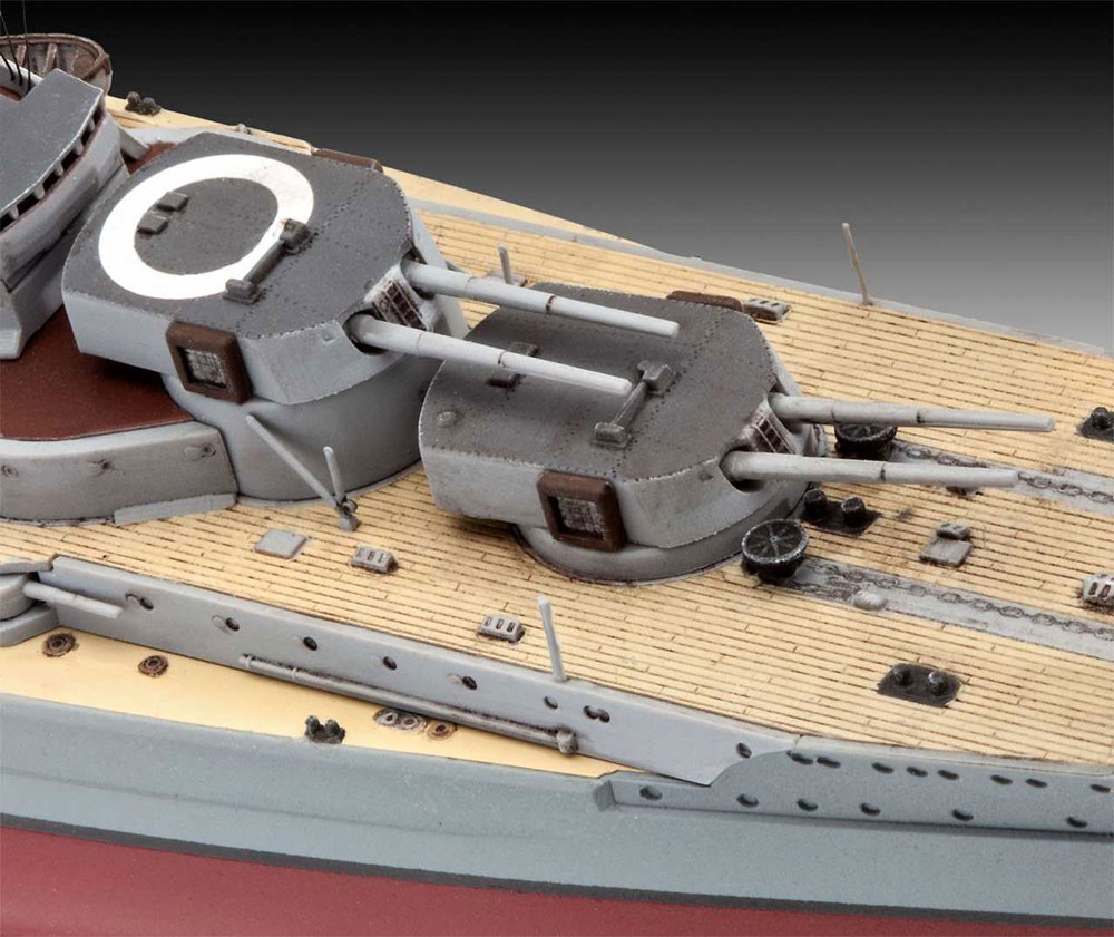 WW1 ドイツ 弩級戦艦 ケーニッヒ プラモデル (レベル 1/700 艦船モデル No.05157) 商品画像_2