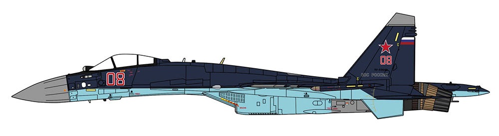 Su-35S フランカー セルジュコフ カラースキーム プラモデル (ハセガワ 1/72 飛行機 限定生産 No.02288) 商品画像_2