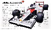 マクラーレン ホンダ MP4/6 (ブラジルGP/サンマリノGP/日本GP)