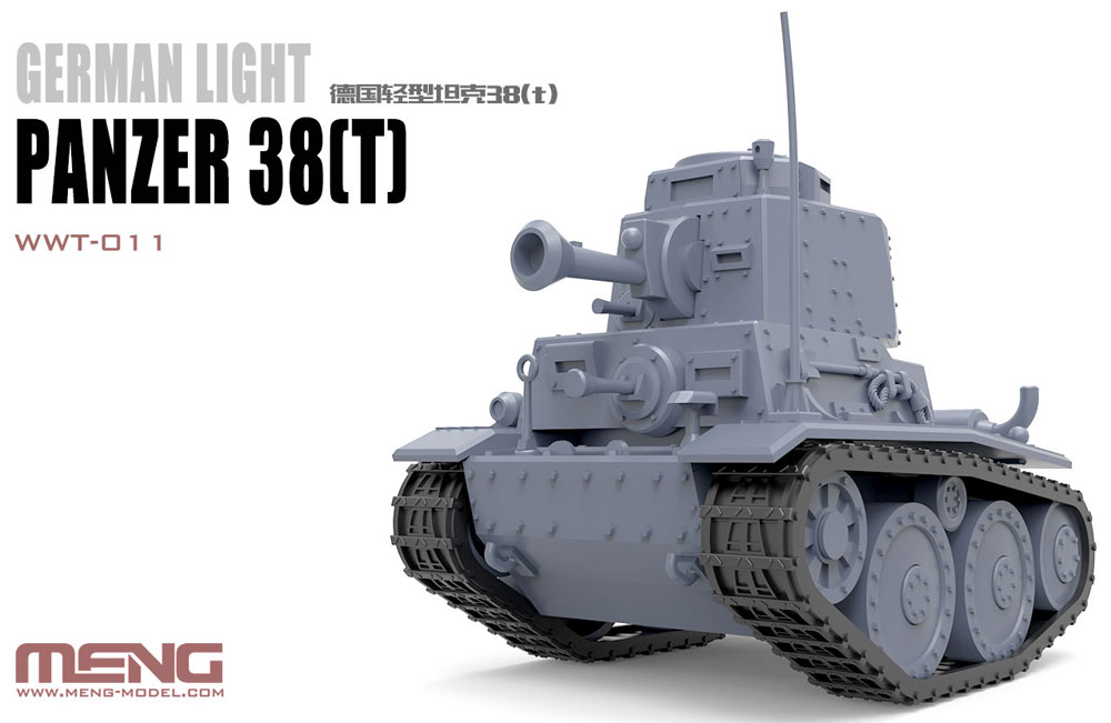 ドイツ 軽戦車 38(t) プラモデル (MENG-MODEL WORLD WAR TOONS No.WWT-011) 商品画像_1