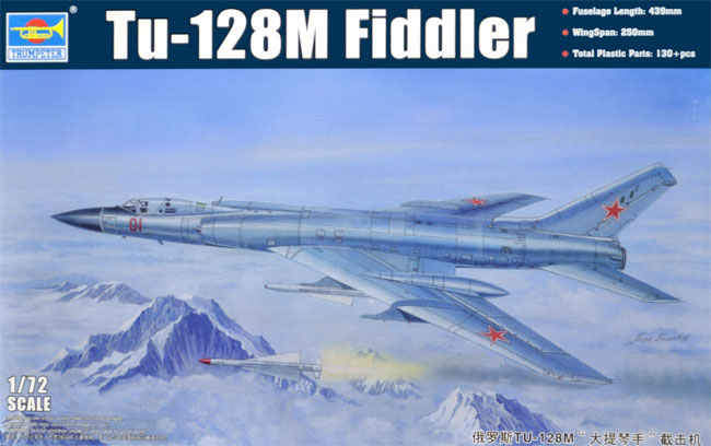 Tu-128M フィドラー プラモデル (トランペッター 1/72 エアクラフトシリーズ No.01687) 商品画像