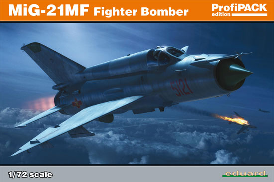 MiG-21MF 戦闘爆撃機 プラモデル (エデュアルド 1/72 プロフィパック No.旧70142) 商品画像