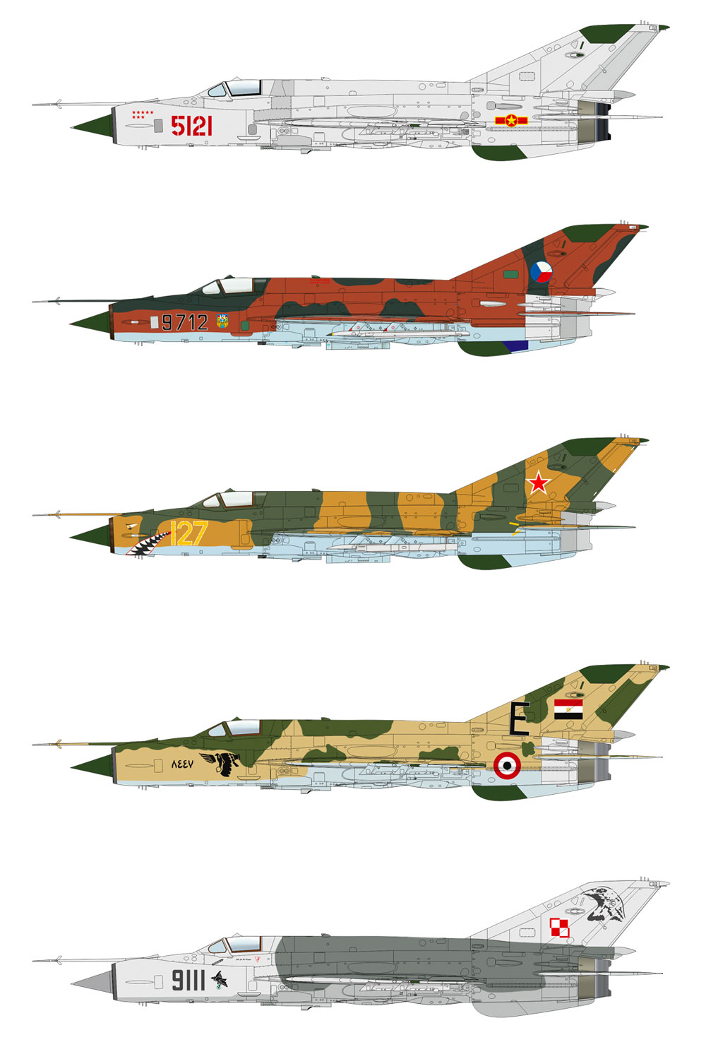 MiG-21MF 戦闘爆撃機 プラモデル (エデュアルド 1/72 プロフィパック No.旧70142) 商品画像_3