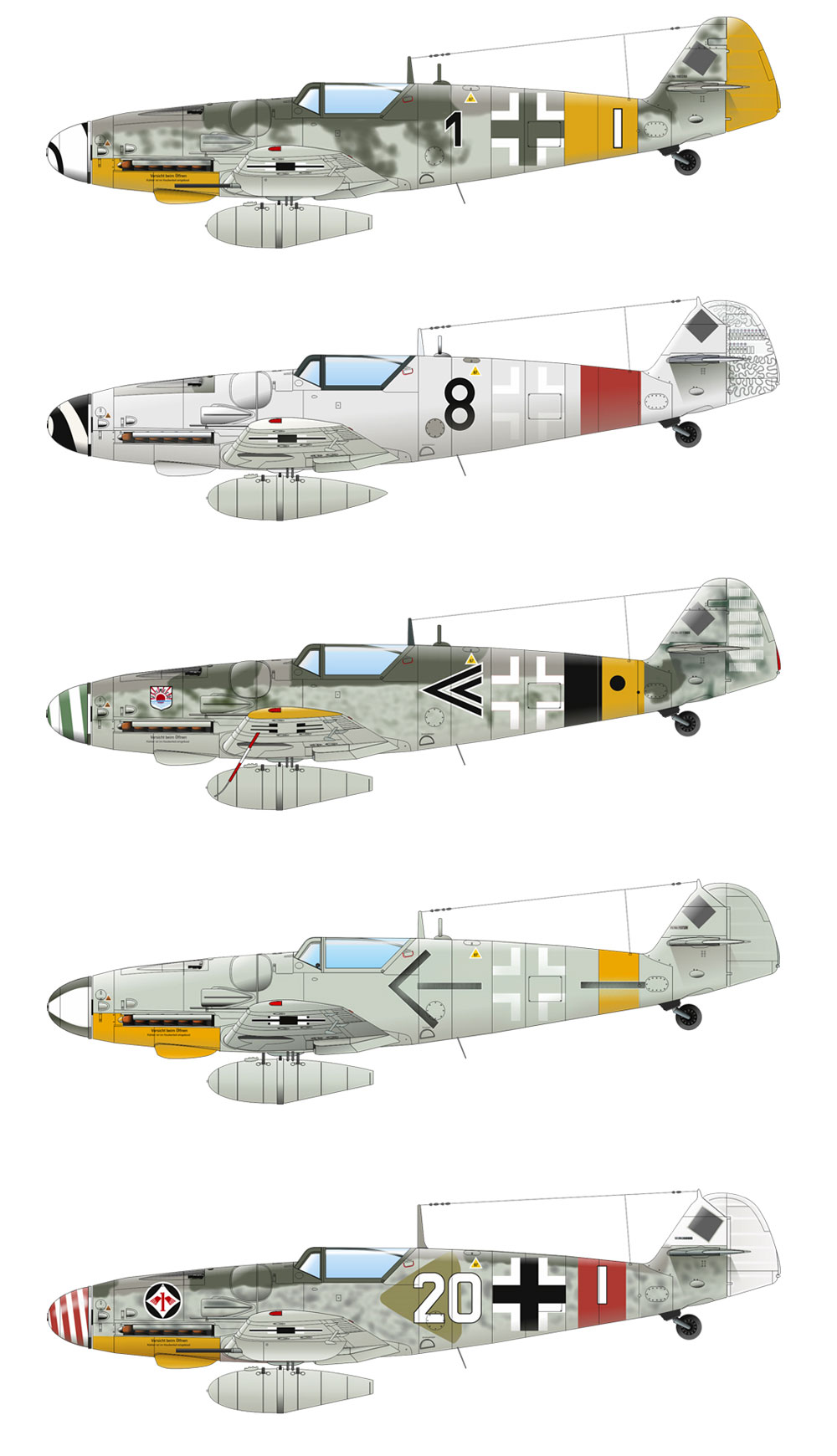 メッサーシュミット Bf109G-6 後期型 プラモデル (エデュアルド 1/48 プロフィパック No.82111) 商品画像_2