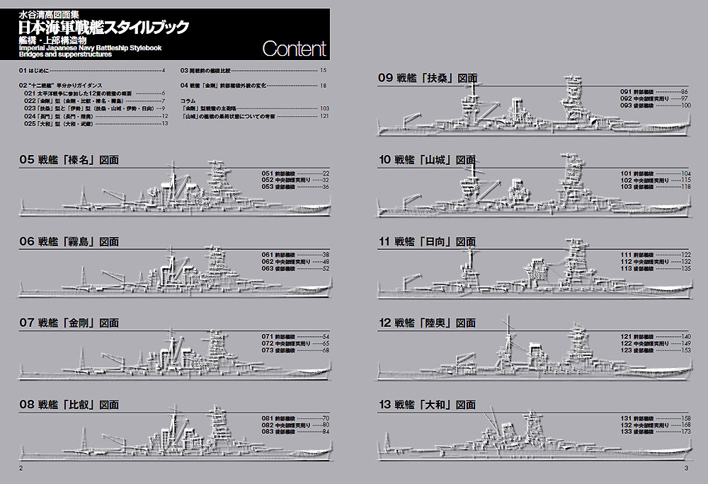 水谷清高図面集 日本海軍戦艦スタイルブック 艦橋・上部構造物 本 (大日本絵画 船舶関連書籍 No.23245) 商品画像_1