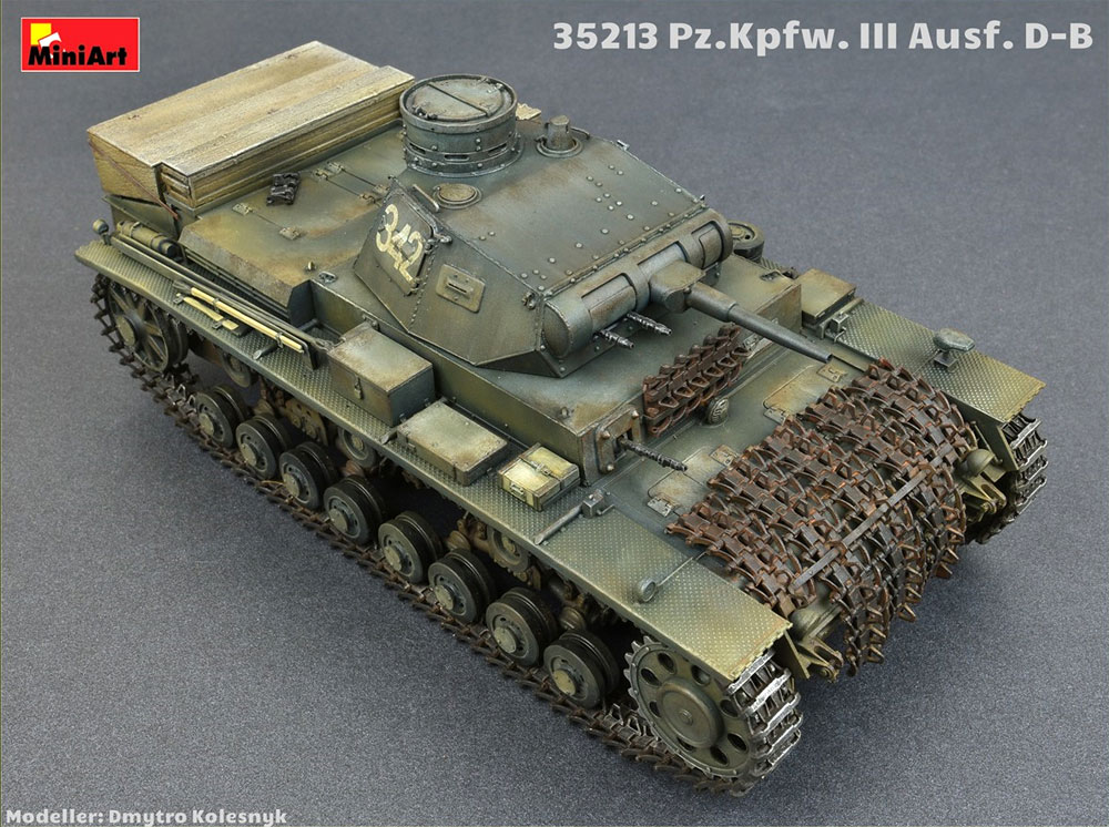 3号戦車 D/B型 プラモデル (ミニアート 1/35 WW2 ミリタリーミニチュア No.35213) 商品画像_2