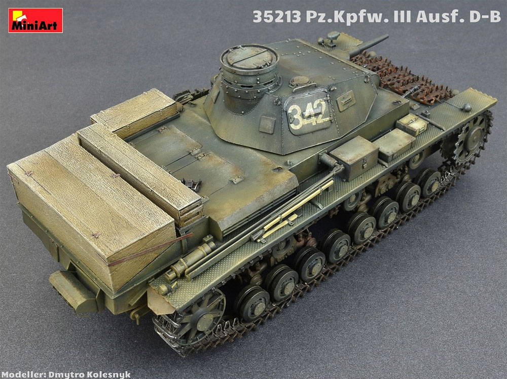 3号戦車 D/B型 プラモデル (ミニアート 1/35 WW2 ミリタリーミニチュア No.35213) 商品画像_3