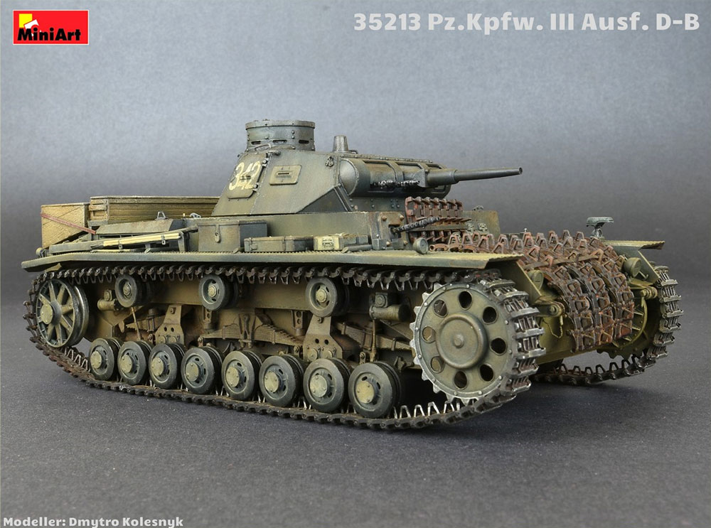 3号戦車 D/B型 プラモデル (ミニアート 1/35 WW2 ミリタリーミニチュア No.35213) 商品画像_4