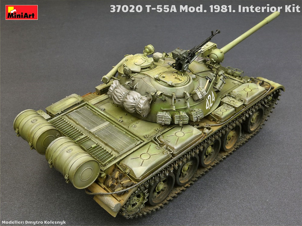 T-55A Mod.1981 インテリアキット プラモデル (ミニアート 1/35 ミリタリーミニチュア No.37020) 商品画像_3