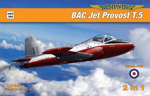 BAC ジェット プロヴォスト T.5 プラモデル (ミニウイング 1/144 インジェクションキット No.mini320) 商品画像