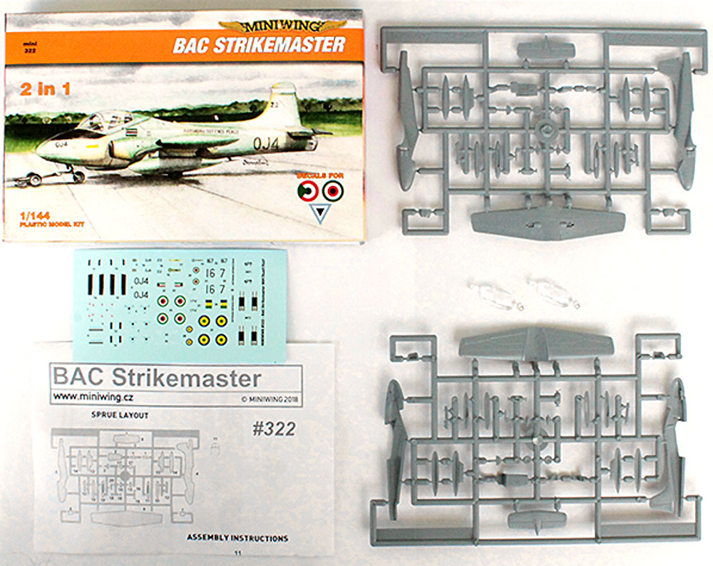 BAC ストライクマスター (クウェート スーダン ボツワナ) プラモデル (ミニウイング 1/144 インジェクションキット No.mini322) 商品画像_1