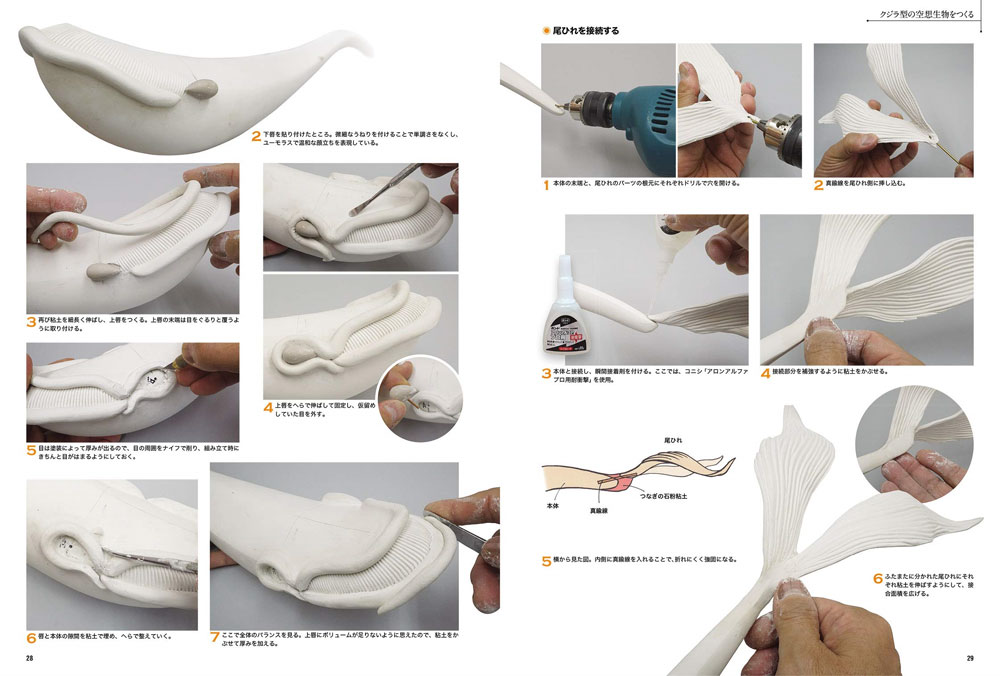 粘土でつくる空想生物 ゼロからわかるプロの造形技法 本 (ホビージャパン 単行本 No.1771-8) 商品画像_2