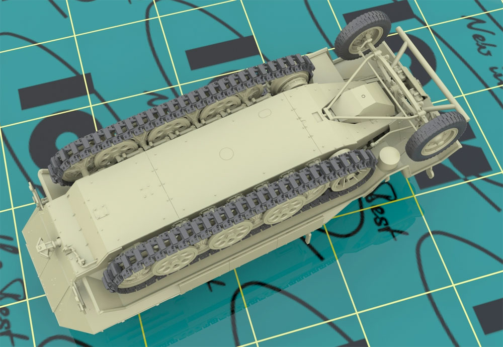 ドイツ Sd.Kfz.251/6 Ausf.A 装甲無線指揮車 プラモデル (ICM 1/35 ミリタリービークル・フィギュア No.35102) 商品画像_4