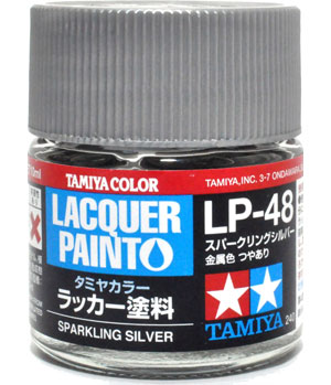 LP-48 スパークリングシルバー 塗料 (タミヤ タミヤ ラッカー塗料 No.LP-048) 商品画像