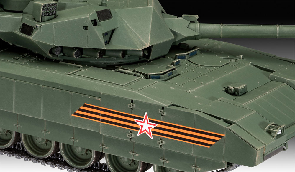 ロシア 主力戦車 T-14 アルマータ プラモデル (レベル 1/35 ミリタリー No.03274) 商品画像_4
