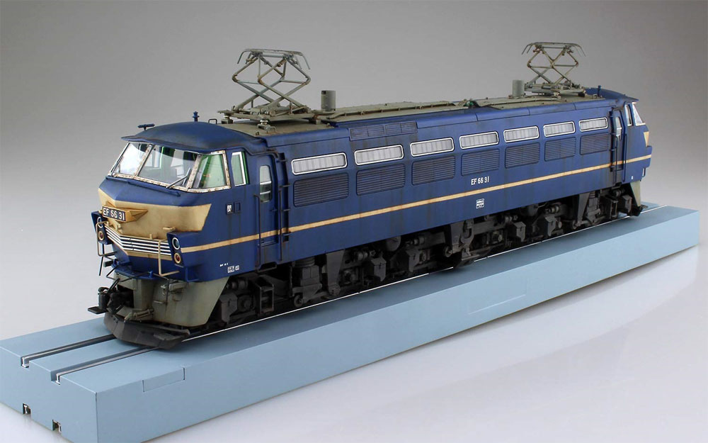 電気機関車 EF66 後期型 プラモデル (アオシマ 1/45 トレインミュージアム No.004) 商品画像_1
