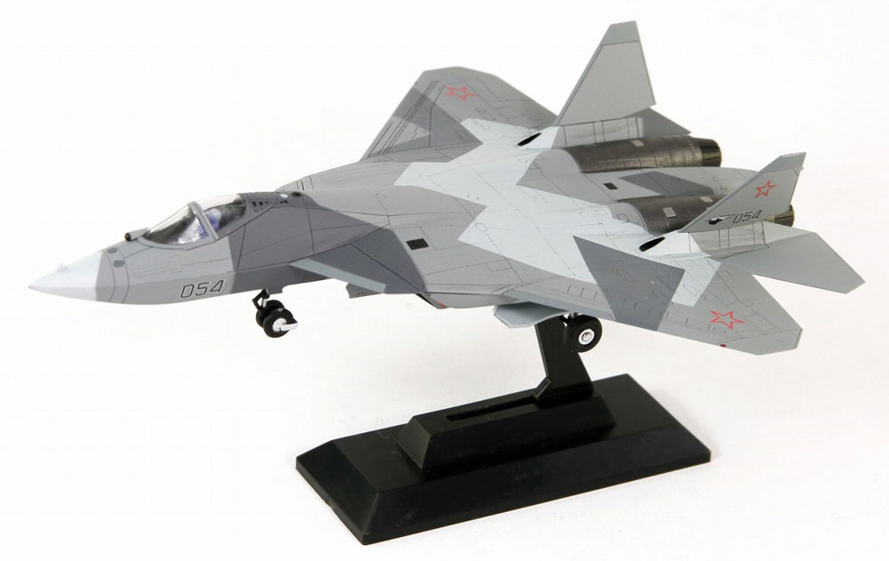 ロシア空軍 戦闘機 Su-57 プラモデル (ピットロード SN 航空機 プラモデル No.SN021) 商品画像_3