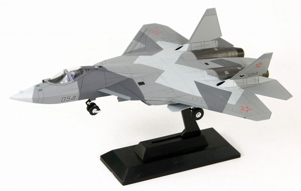 ロシア空軍 戦闘機 Su-57 完成品 (ピットロード コンプリート エアクラフト シリーズ （塗装済み完成品） No.SNM-015) 商品画像_1