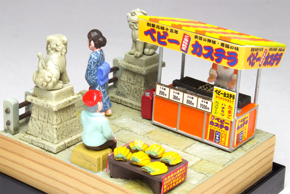 縁日の屋台 ベビーカステラ屋 プラモデル (プラッツ 昭和レトロな世界 山本高樹 No.SRS-004) 商品画像_3